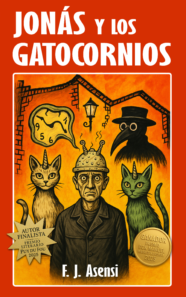 Portada Jonás y los gatocornios, autor JAvier Asensi